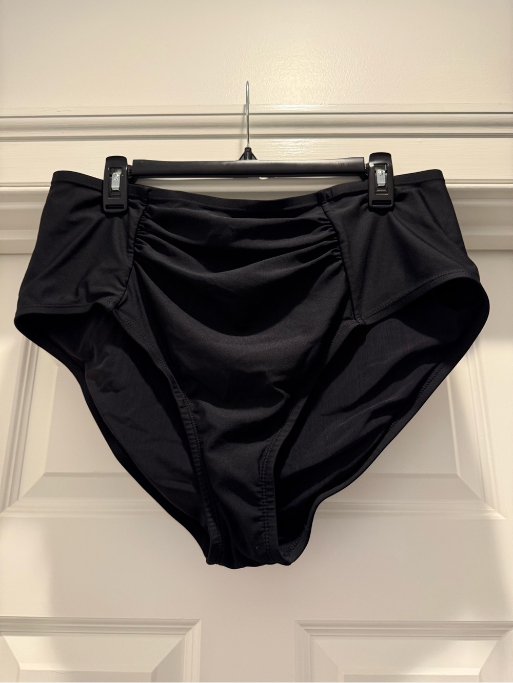 Time and Tru Black High-Rise Swim Brief